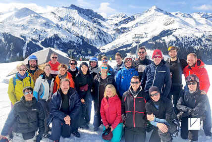 GRBV | Team-Event Skitour 2024 – Das Team am Berg