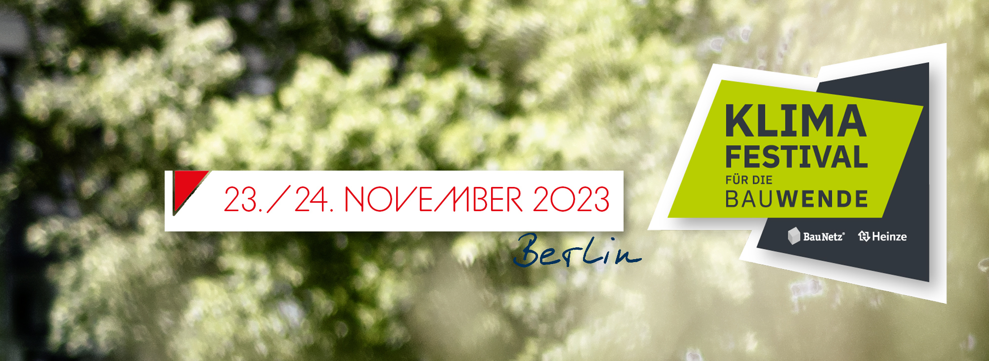GRBV | KLIMAFESTIVAL für die BAUWENDE in Berlin 2023