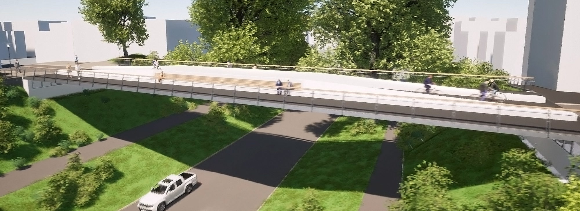 GRBV | Neubau der Fuß- und Radwegbrücke in Mönchengladbach
